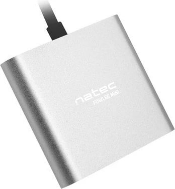 Multiport Natec Fowler MINI, NMP-1607, HDMI 4K, USB 3.0, USB-C, Gri