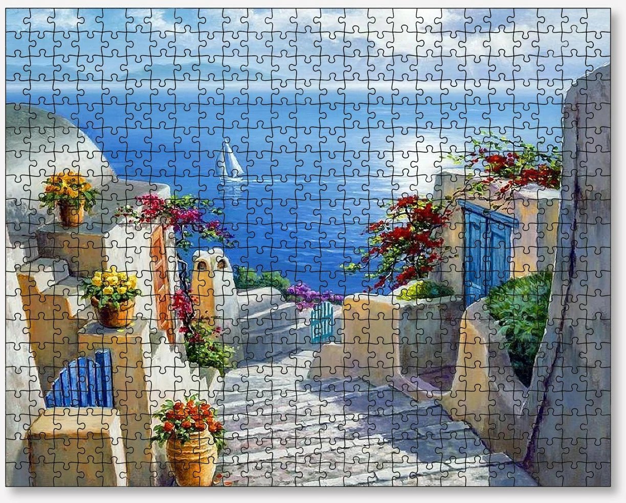 Puzzle 500 copë, Evila Originals, shumëngjyrësh, PZL_0196_500