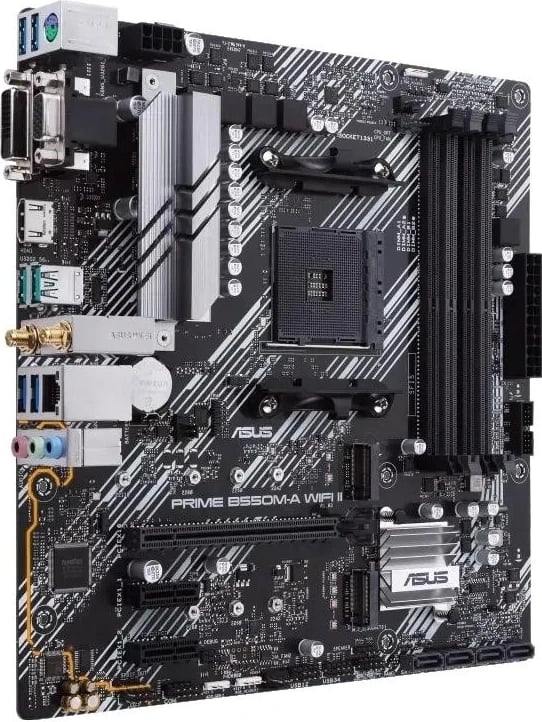 Pllakë amë Asus Prime B550M-A WIFI II, socket AM4