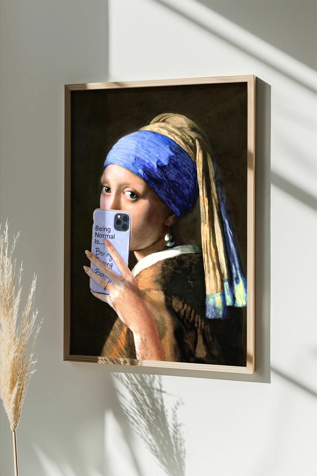 Pikturë dekorative me kornizë, shumëngjyrëshe, Artsmdftek37-3348