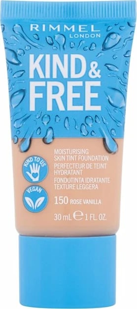 Fondatinë për femra Rimmel London Kind & Free Skin Tint Foundation 150 Rose Vanilla, 30ml