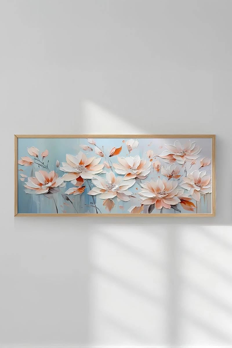 Pikturë dekorative me kornizë, Wallity, Artsmdfyty13-50120, shumëngjyrëshe, 50x120cm