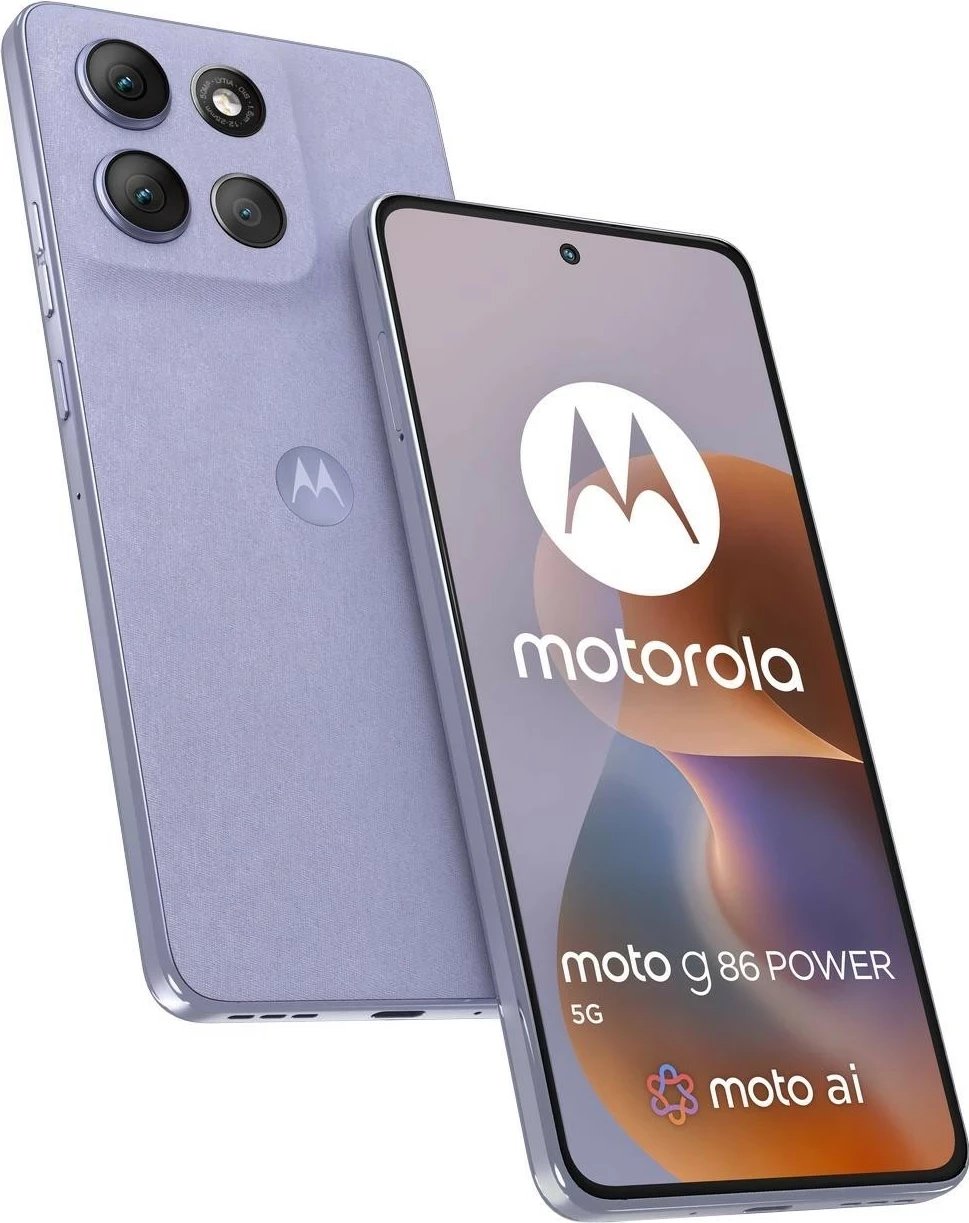 Celular Motorola Moto G86 5G 12/256GB Cosmic Sky (Lilac Blue)