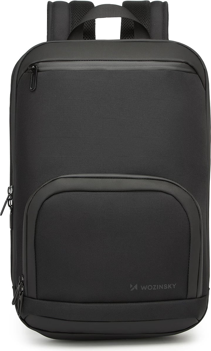 Çantë shpine për laptop Wozinsky Premium, 15.6", poliestër, e zezë