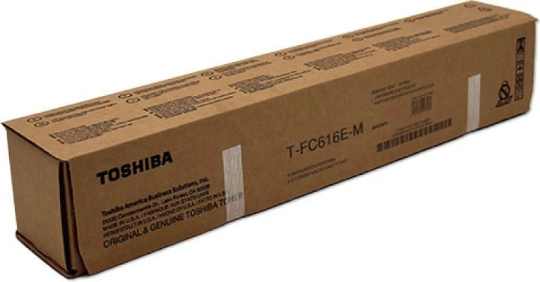 Toner Toshiba T-FC616E-M TFC616EM rendiment ~24,000 faqe, origjinal, P/N 6AK00000375/6AK00000468 magenta