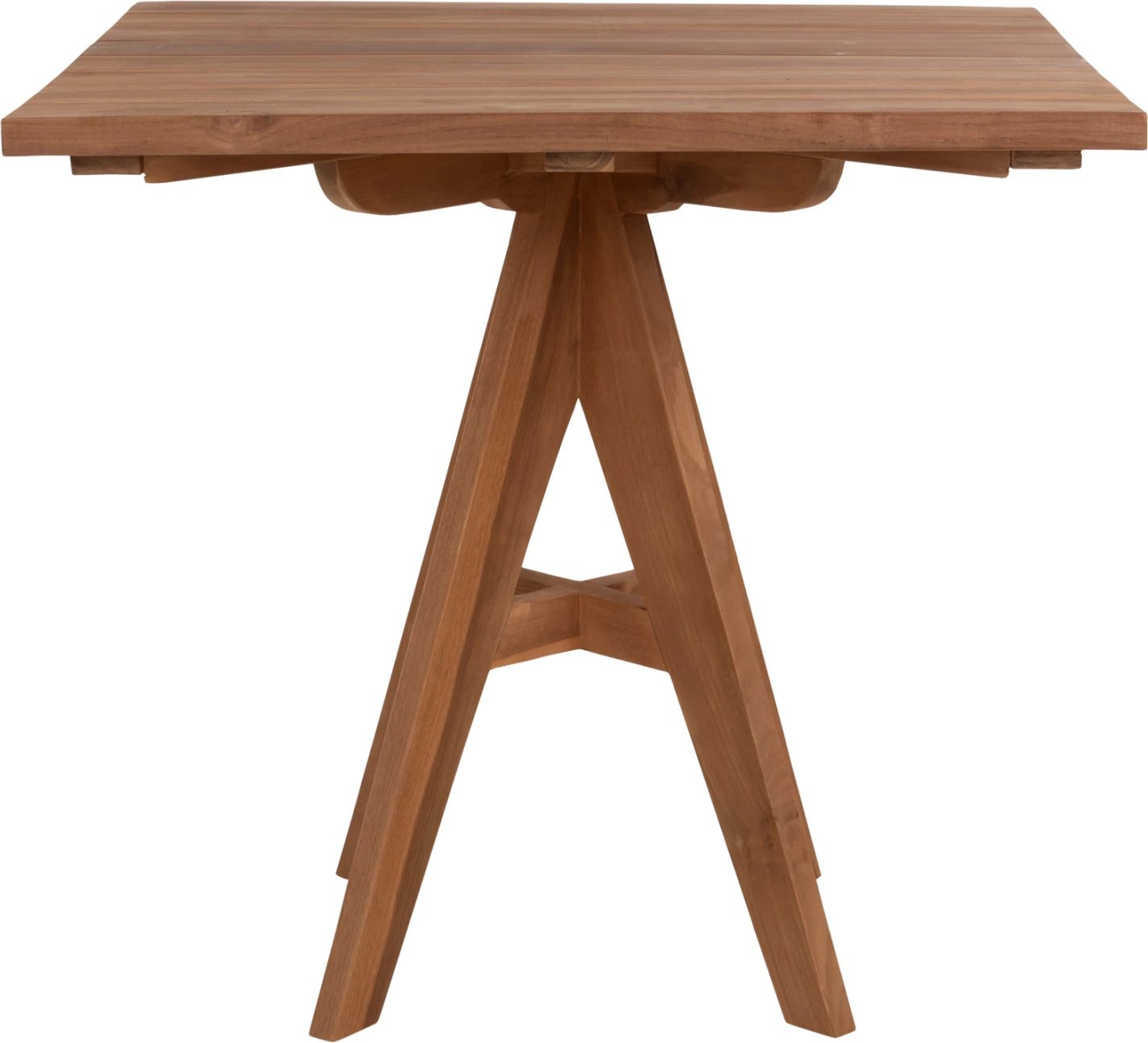 Tavolinë ngrënieje për jashtë, LEO, FH9622.11, dru tik, 80x80x75 cm