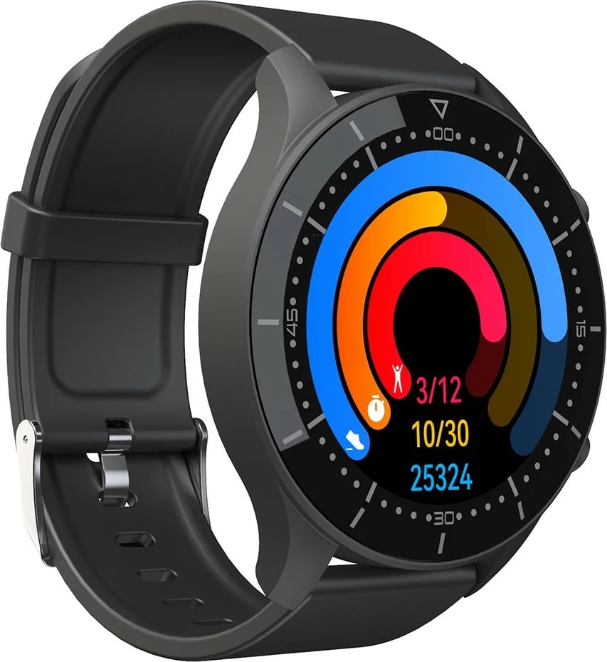 Smartwatch Media-Tech ACTIVEBAND GENUA MT870, 1.3", Bluetooth Calling, e zezë