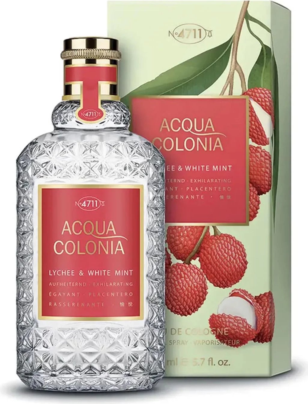 Eau de Cologne unisex 4711 Acqua Colonia Lychee & White Mint 100ml