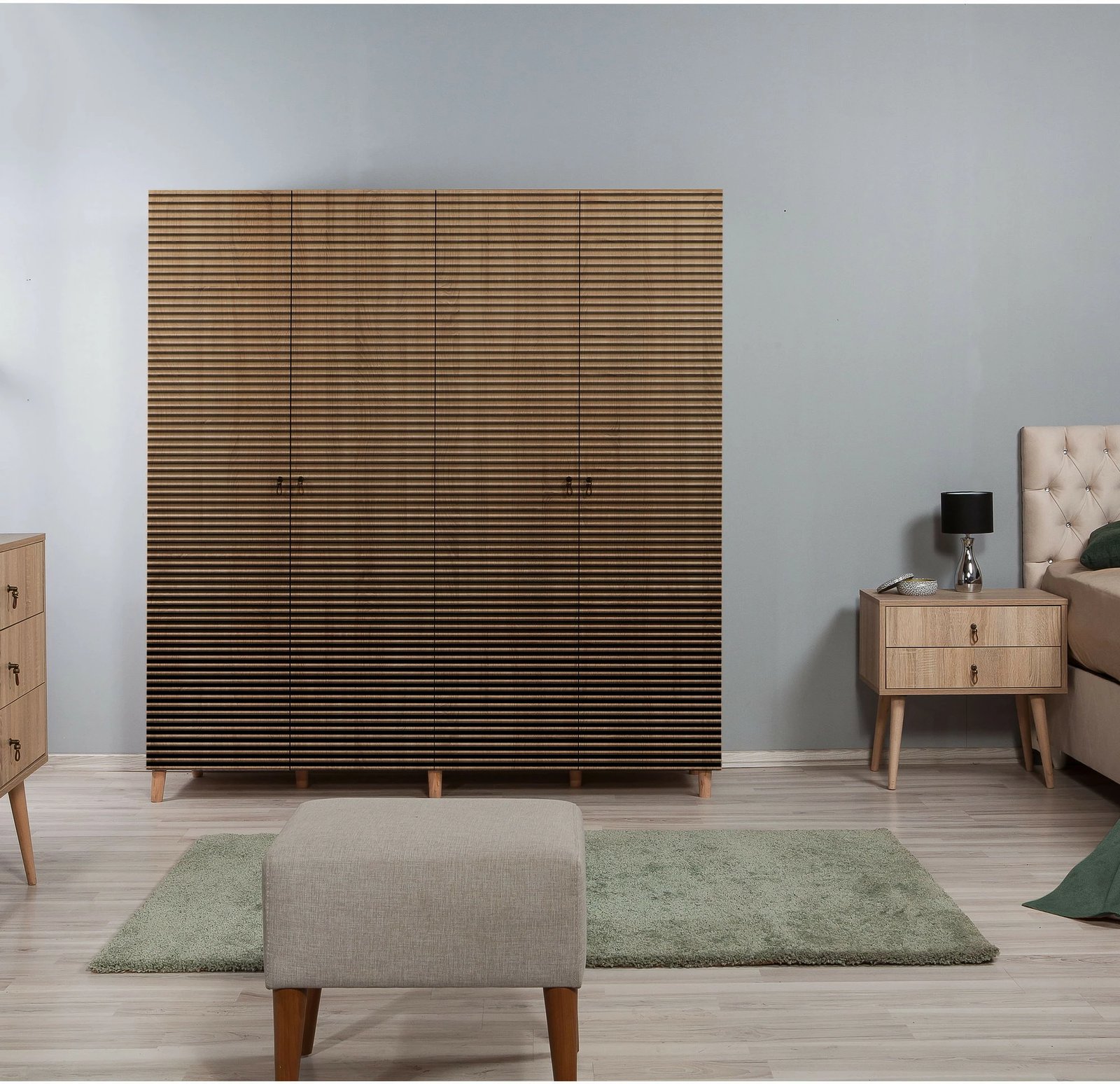 Dollap modern, ngjyrë lisi Sonoma, Skye Decor, 220