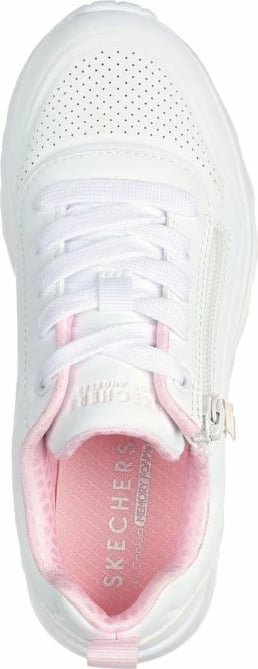 Atlete fëmijësh Skechers, të bardha
