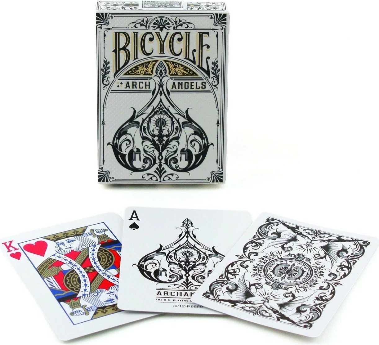 Letra loje Bicycle ArchAngels, 52 letra + 2 jokera, dizajn artistik