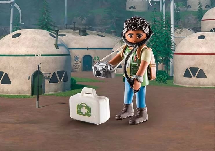 Set lodrash Playmobil Dragons 71082, D'Angelo & Plowhorn, 17 pjesë, blu