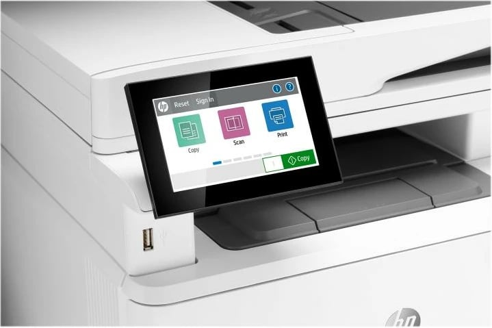 Printer multifunksional laser HP LaserJet Enterprise MFP M430f (3PZ55A#B19), 38–42 ppm, rrjet 1 Gbps, A4, b/w