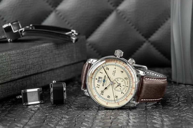 Orë dore për meshkuj Zeppelin, e zezë