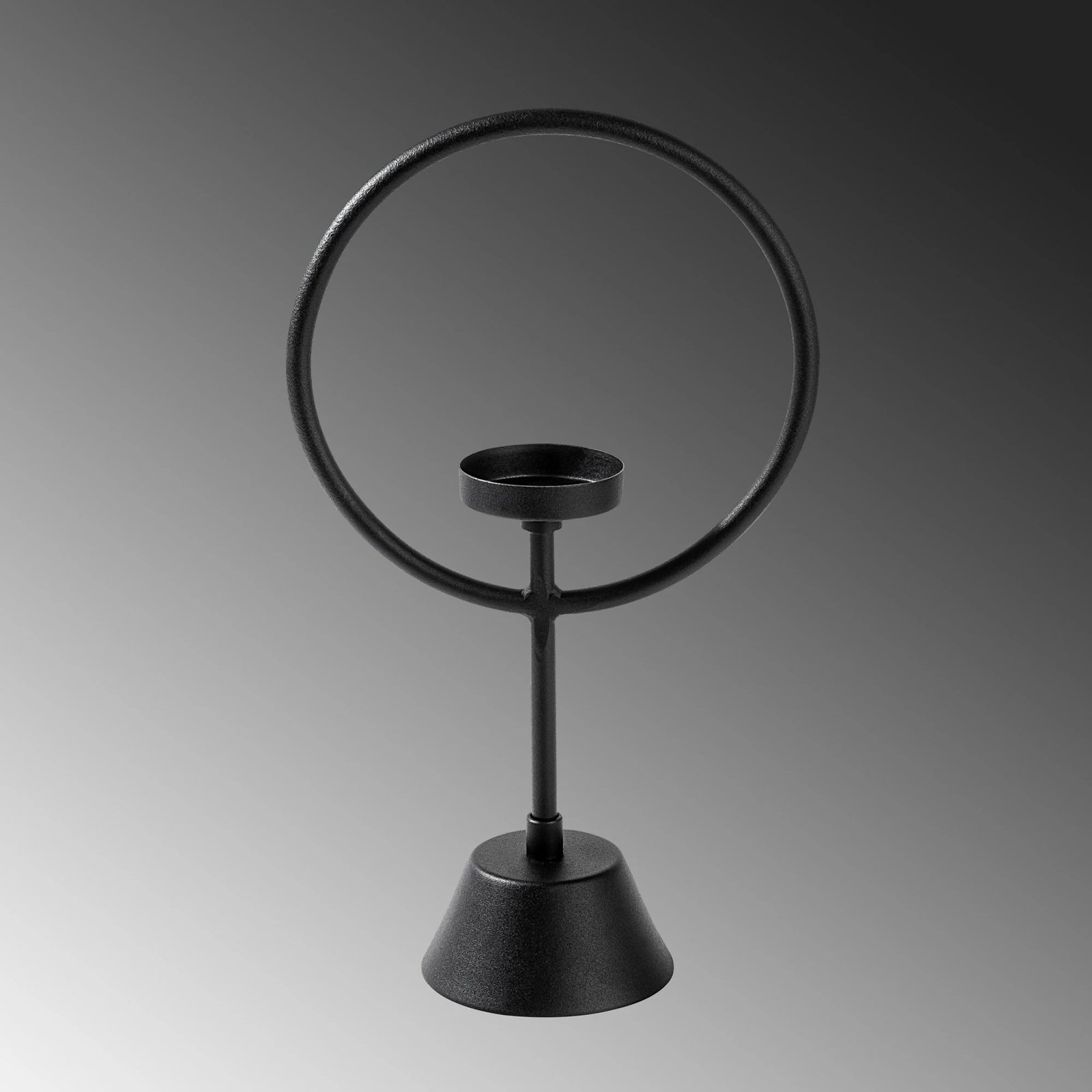 Aksesor dekorativ metalik Aberto Design, Caıros, ngjyrë e zezë