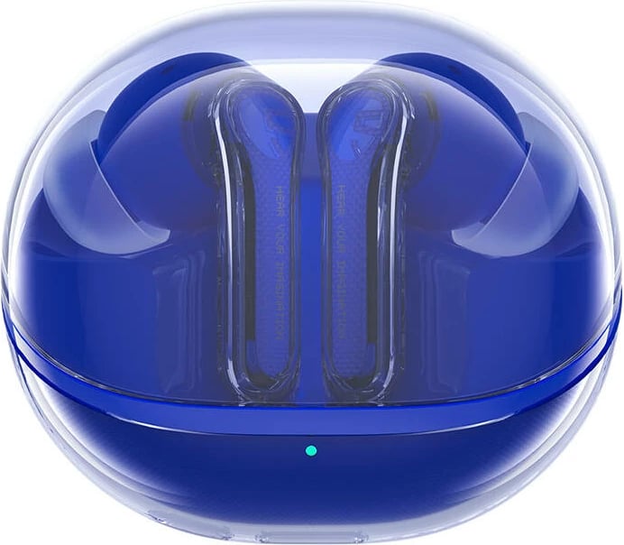 Kufje Soundpeats Clear TWS, Bluetooth 5.3, 12 mm, Blu me kasë karikimi