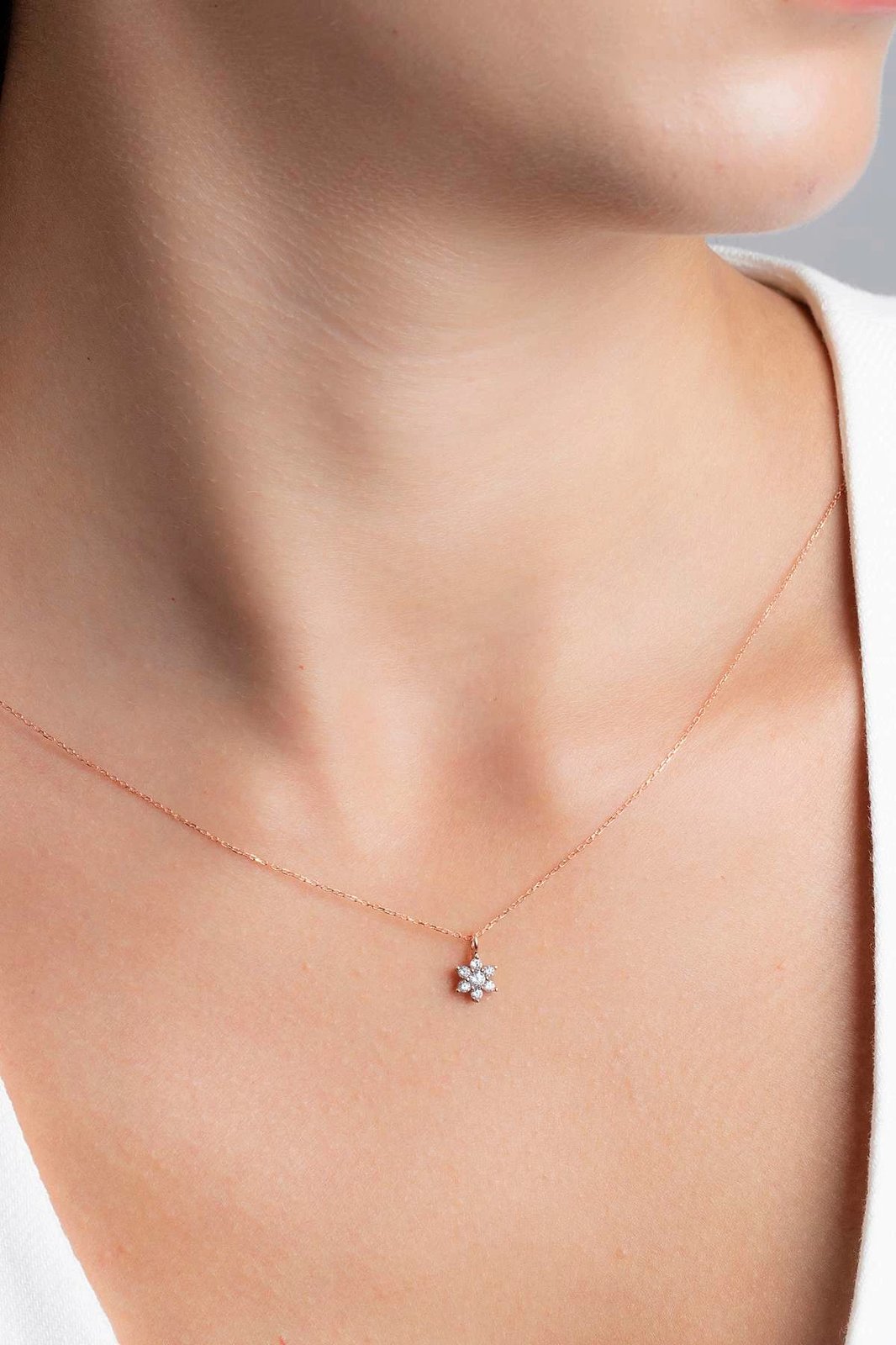 Qafore argjendi, ngjyrë ari rozë, Jumeon, FA183157R