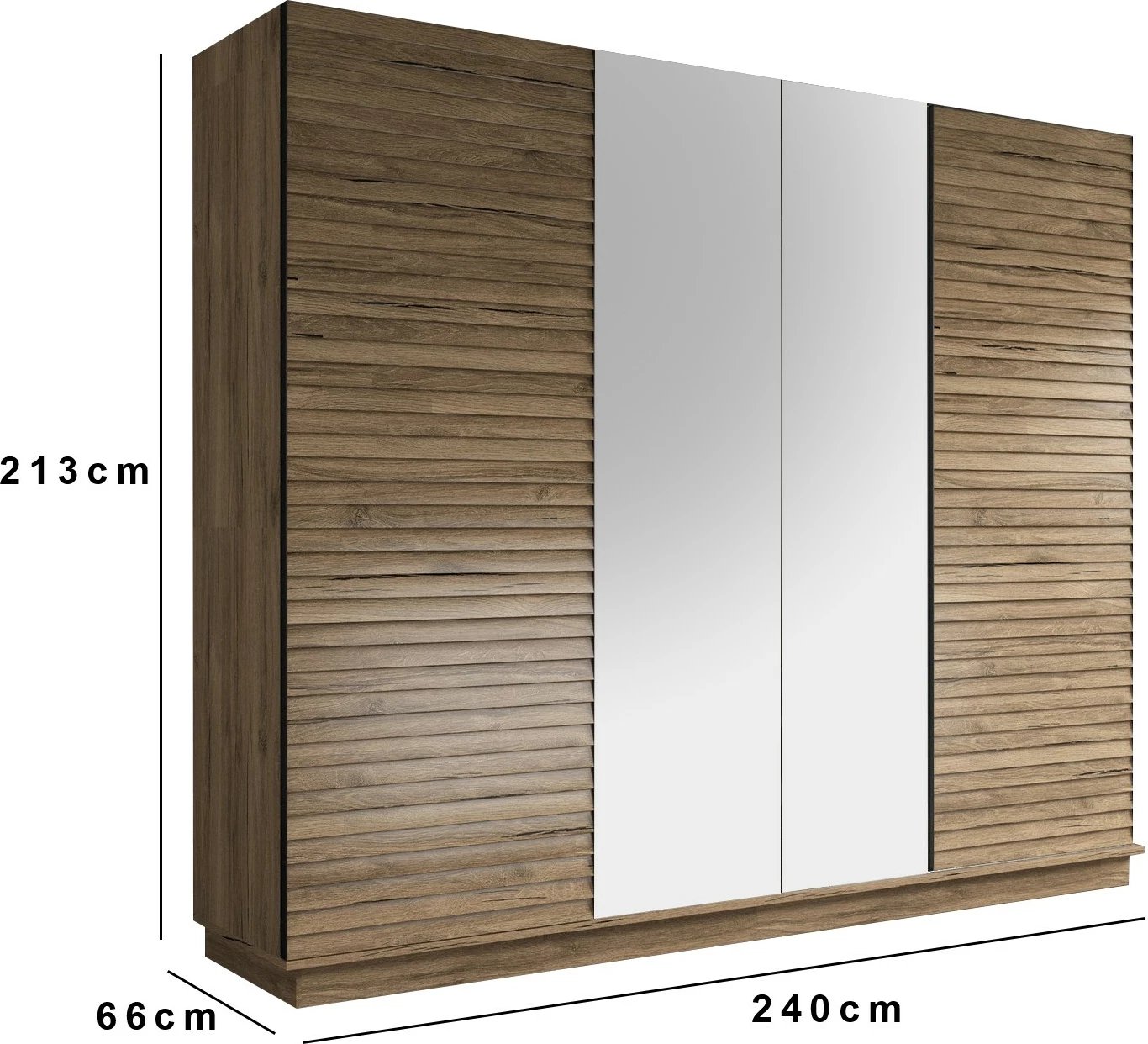 Dollap Skye Decor, ngjyrë arre, FRN-7003