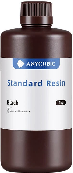 Resinë standarde AnyCubic SPTBK-104E, 1 kg, e zezë