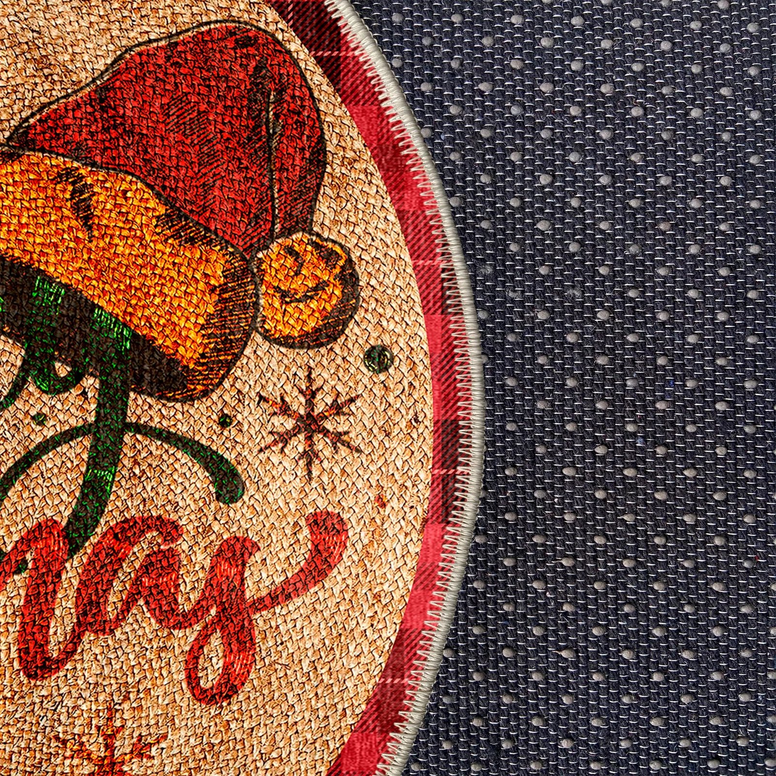 Qilim rrumbullak, shumëngjyrësh, 90x90cm, Conceptum Hypnose, Woobtny0318