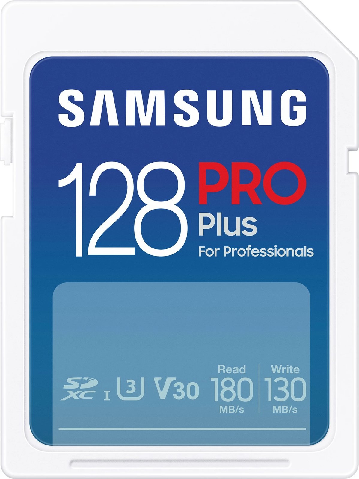 Kartelë memorie Samsung PRO Plus 128GB SDXC, Class 10, UHS-I, 180MB/s, 130MB/s