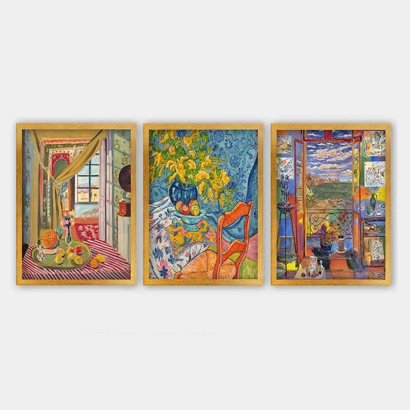 Pikturë dekorative me kornizë (3 copë), Wallity, 3AC_UN1535378_3545