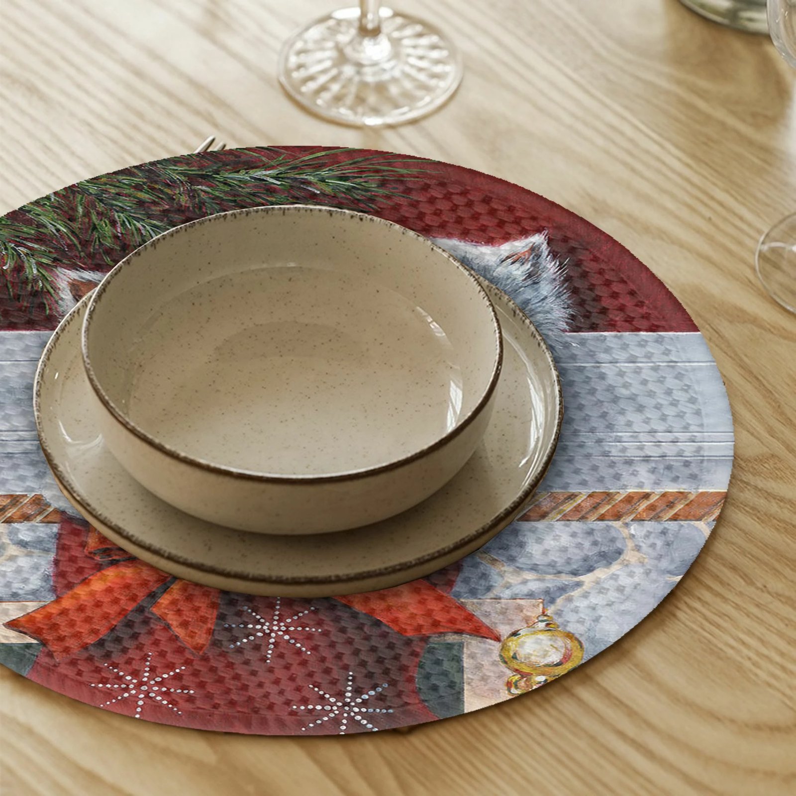 Ndamëse tavoline Hermia Concept, shumëngjyrëshe, 3198Supla, 4 copë