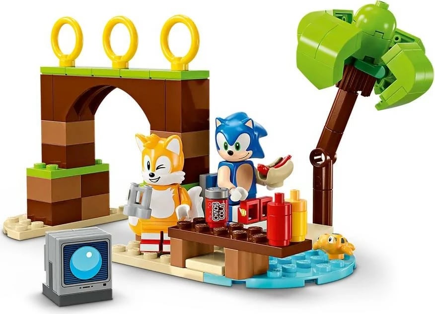 Set LEGO Sonic the Hedgehog Tails and Boat Adventure 76997, 393 pjesë, plastikë Set LEGO Sonic the Hedgehog Tails and Boat Adventure 76997, 393 pjesë, plastikë