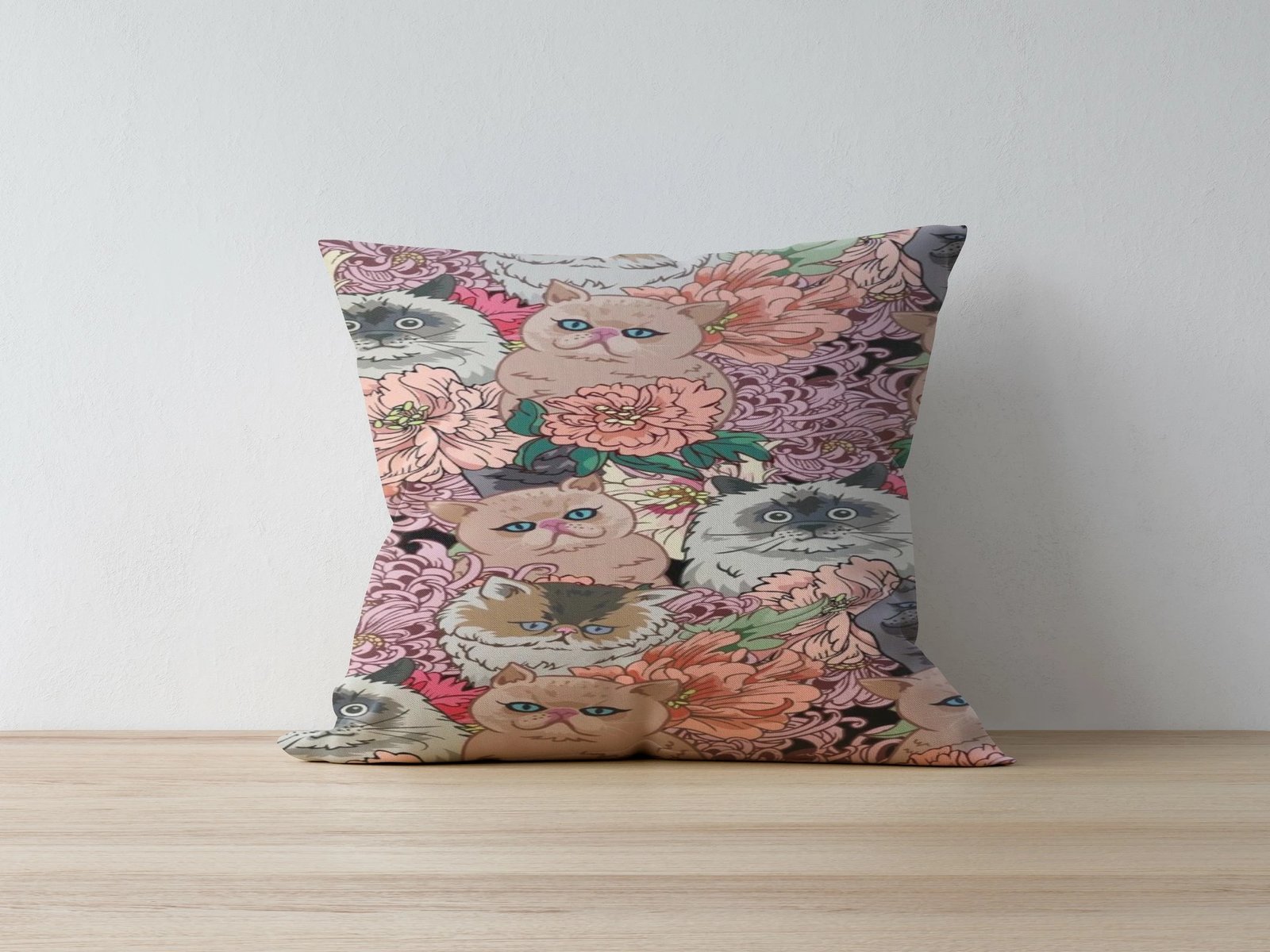 Jastëk dekorativ, mbulesë Aberto Design, a1134, shumëngjyrëshe, 43x43cm