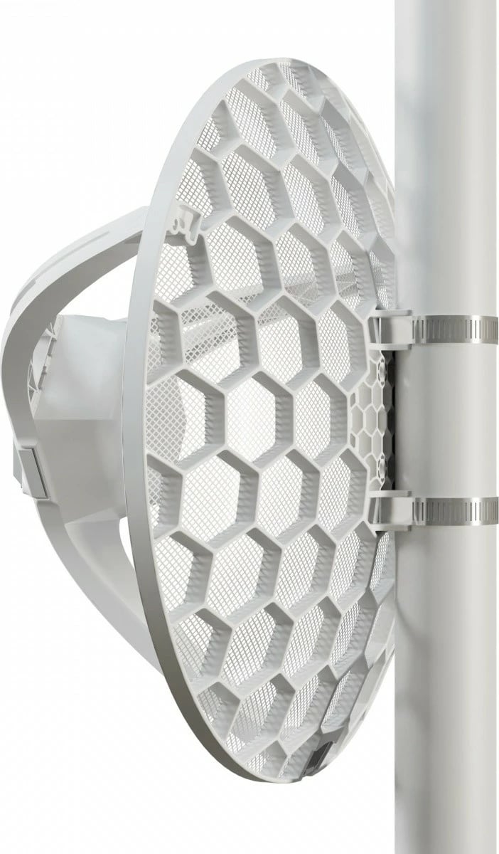 Kasë MikroTik LHG LTE18 kit, LHGGM&EG18-EA, antenë 17 dBi, e bardhë