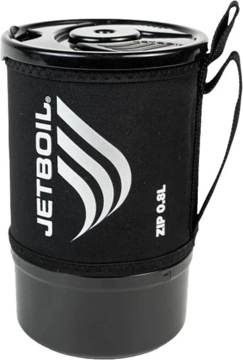 Sobë portabile Jetboil Zip Carbon 0.8L, për kamping, e zezë