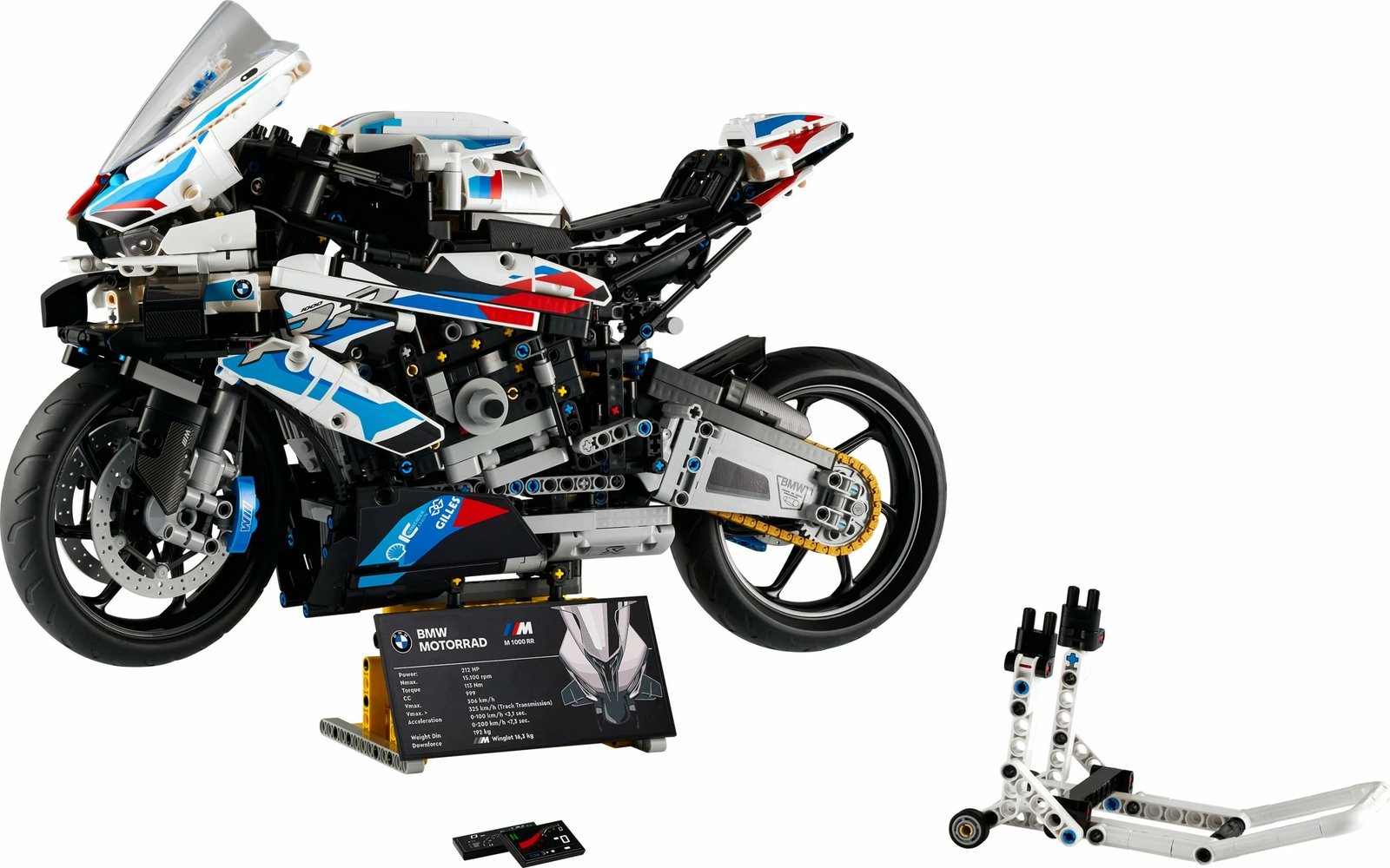 Set ndërtimi LEGO Technic BMW M 1000 RR, 1921 pjesë, shumëngjyrësh Set ndërtimi LEGO Technic BMW M 1000 RR, 1921 pjesë, shumëngjyrësh