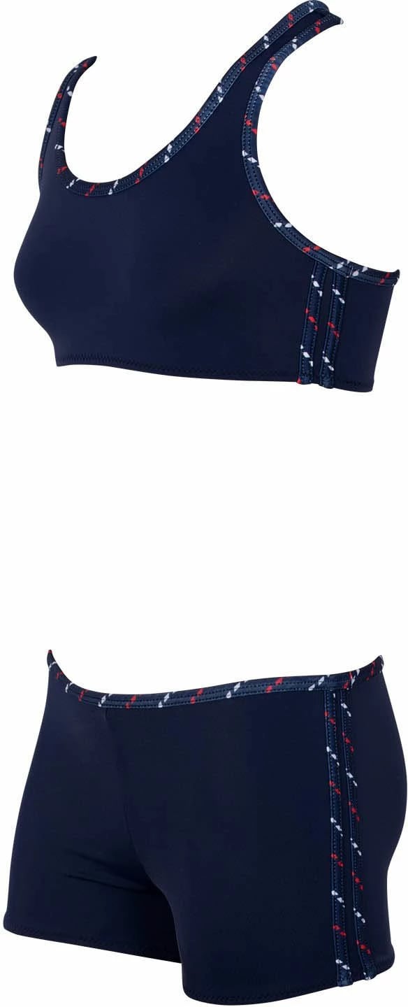 Set bikini (2 copa), sport, ngjyrë blu e errët, Jumeon