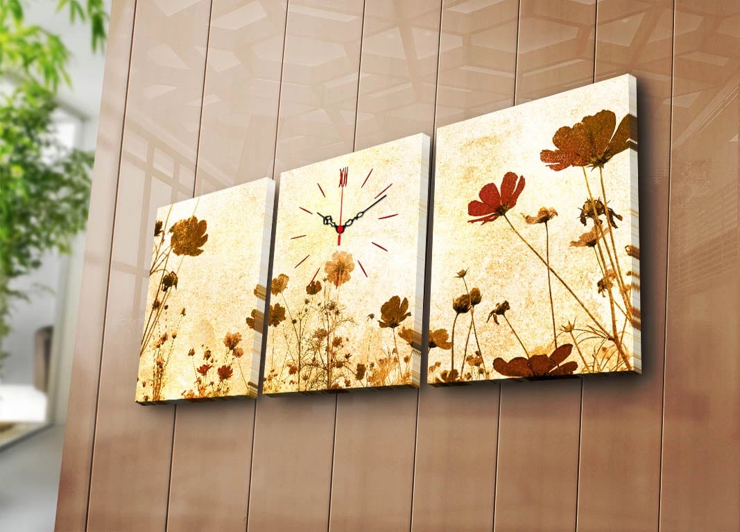 Orë muri dekorative në kanavacë (3 pjesë), Wallity, 3P3040CS-55