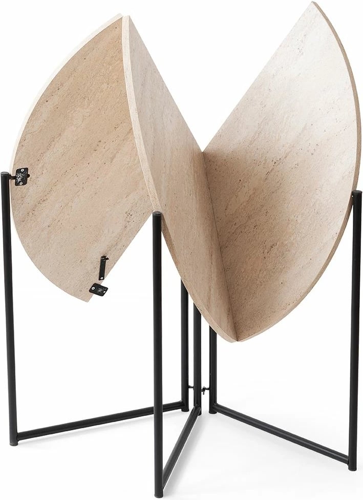 Tavolinë ngrënieje me zgjerim, Skye Decor, travertin, 1204