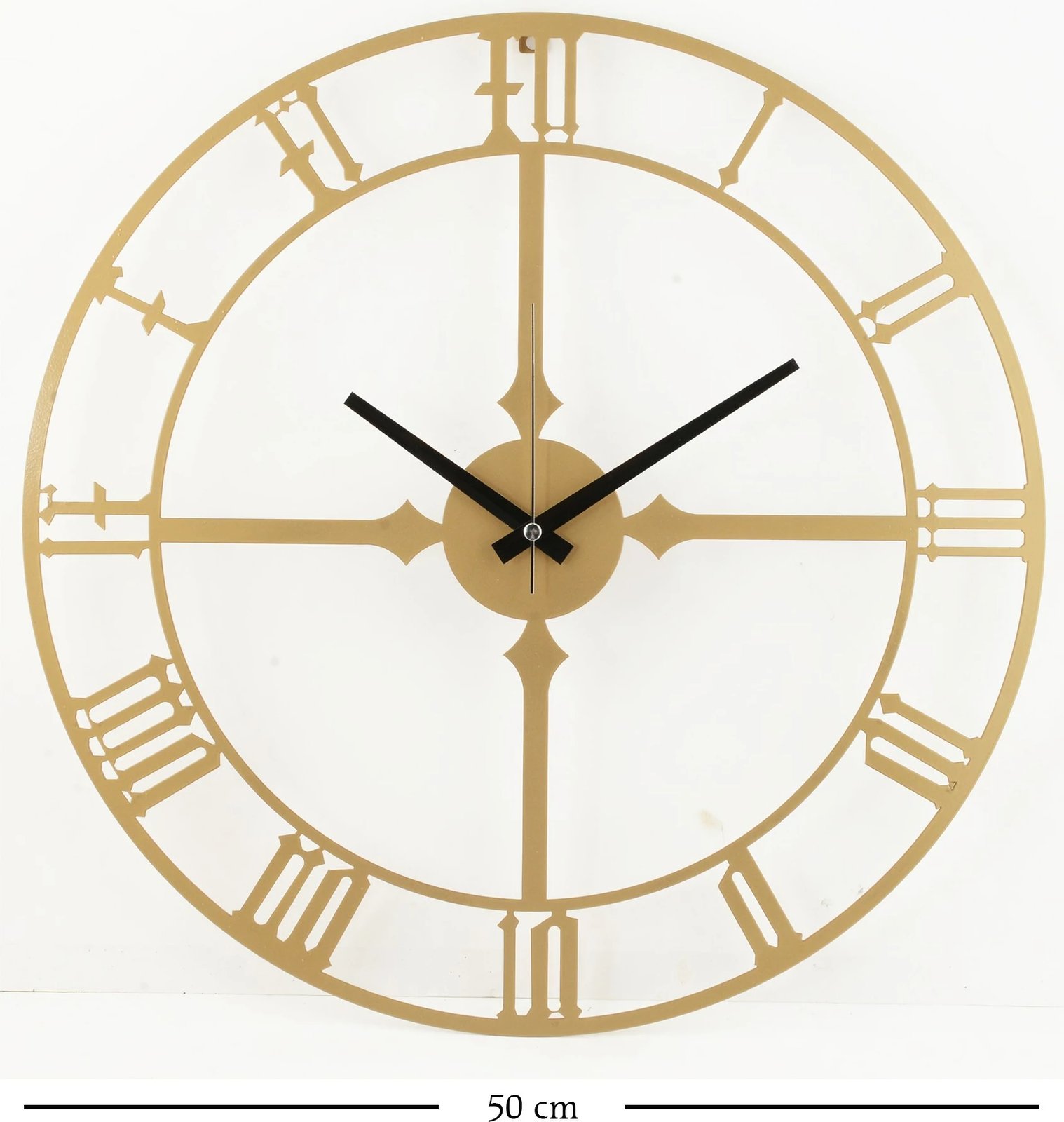 Orë muri dekorative metalike, Wallity, Rome, ngjyrë ari