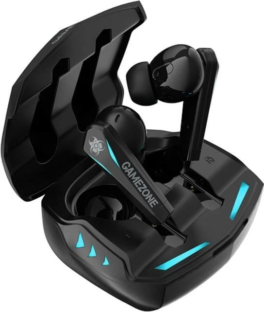 Kufje Tracer Gamezone T7 PRO TWS, wireless, Bluetooth 5.4, me mikrofon, të zeza