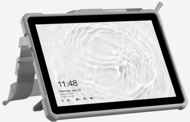 Mbështjellës Urban Armor Gear Plasma Healthcare Series për tablet 10.5", bardhë/gri