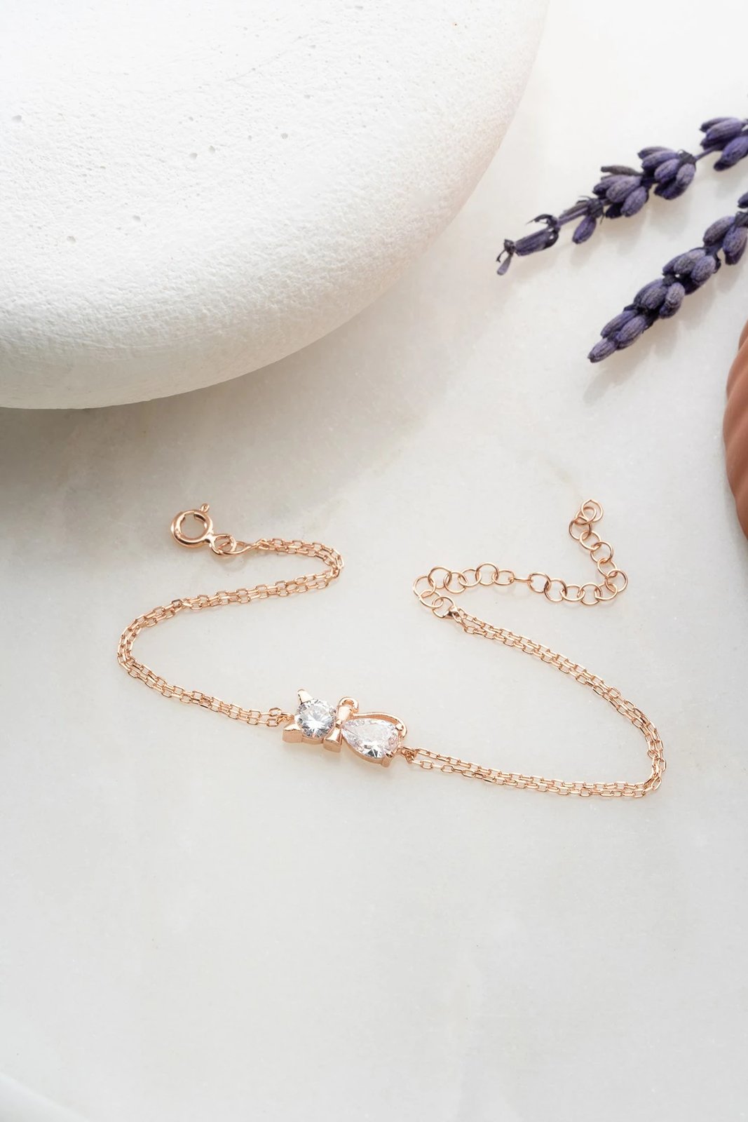 Byzylyk argjendi Jumeon, ngjyrë rozë e artë, NRZ998908