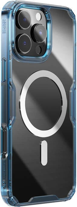 Mbështjellës Nillkin Nature TPU Pro Magnetic për iPhone 16 Pro, blu