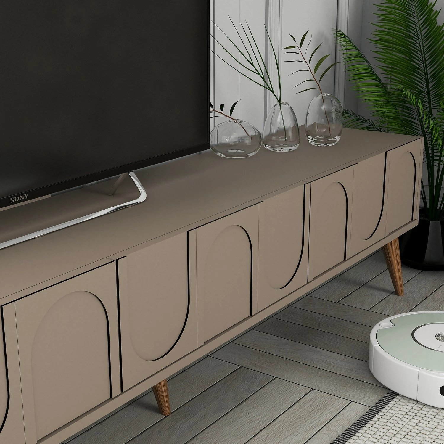 Komodë TV Hanah Home, Lyon 2 - Atlas, ngjyrë arre