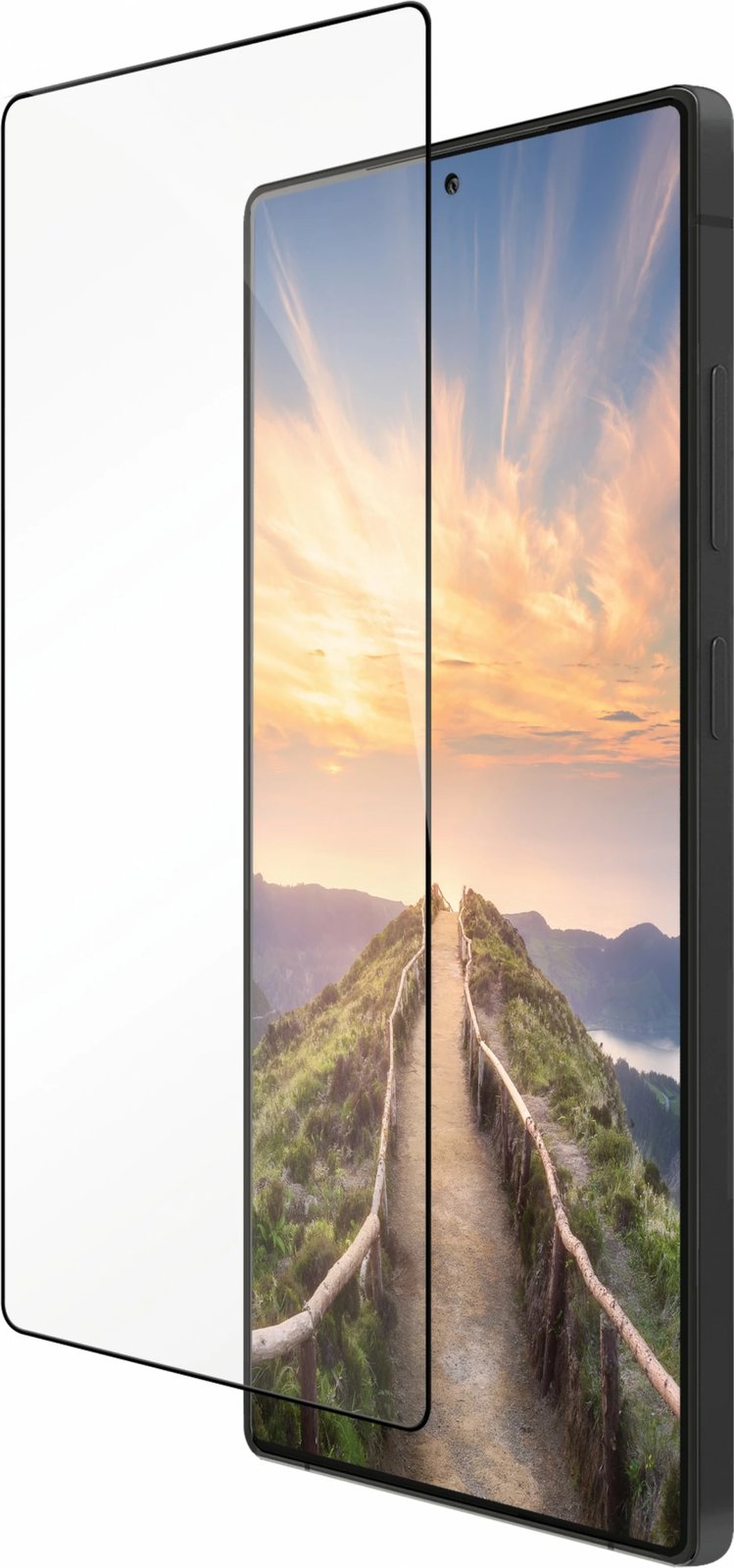 Mbrojtës ekrani dbramante1928 eco-glass Galaxy S25+ Black Edge