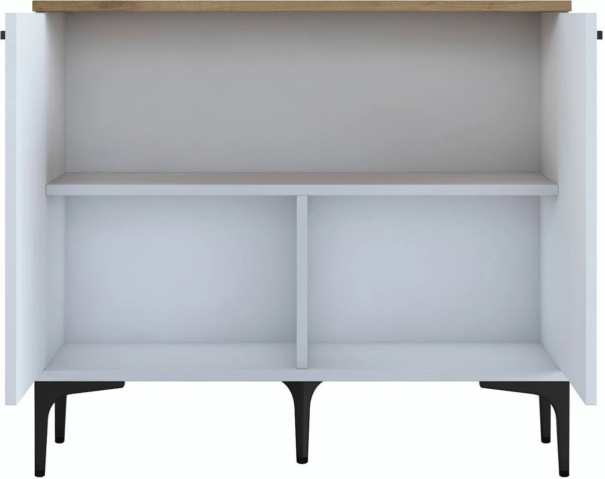 Stendë kafeje Skye Decor, ngjyrë arr dhe e bardhë, JE190 - 3793