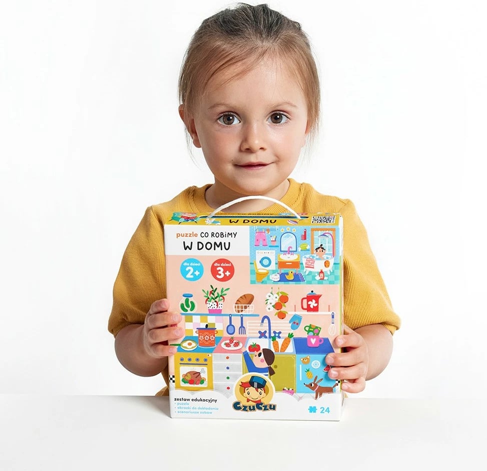 Puzzle edukativ CzuCzu 2481, 24 pjesë, për fëmijë, shumëngjyrësh