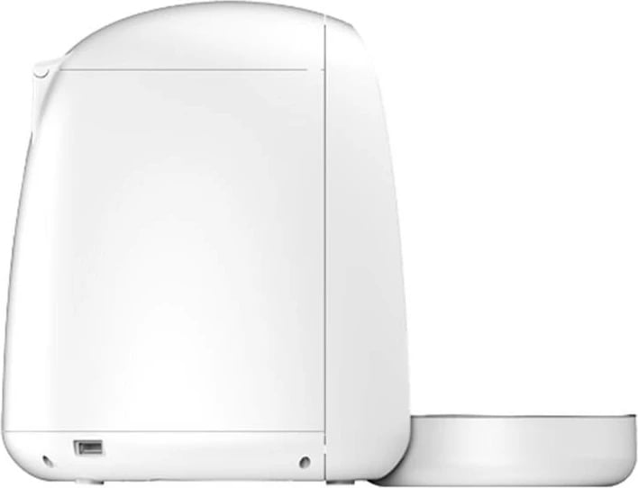 Shpërndarës automatik ushqimi për kafshë Dogness Mini, 2L, WiFi, tas çelik, i bardhë