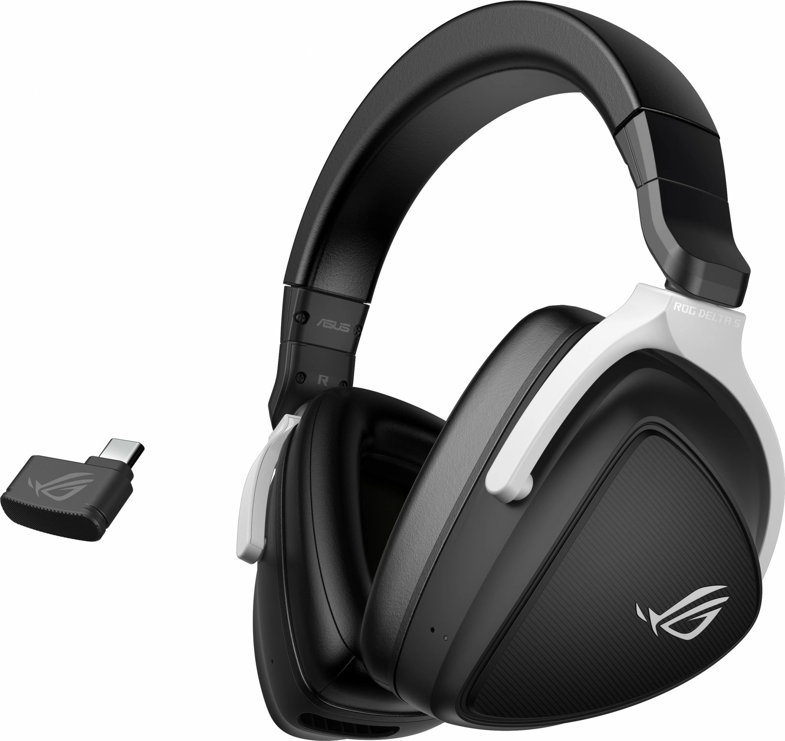 Kufje gaming ASUS ROG Delta S Wireless, wireless, 25 orë, mikrofon me anulim zhurme, e zezë