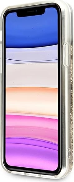 Mbështjellës Guess 4G Big Liquid Glitter për iPhone 11/XR, Ari Mbështjellës Guess 4G Big Liquid Glitter për iPhone 11/XR, Ari