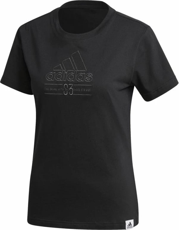 Maicë për femra adidas, e zezë