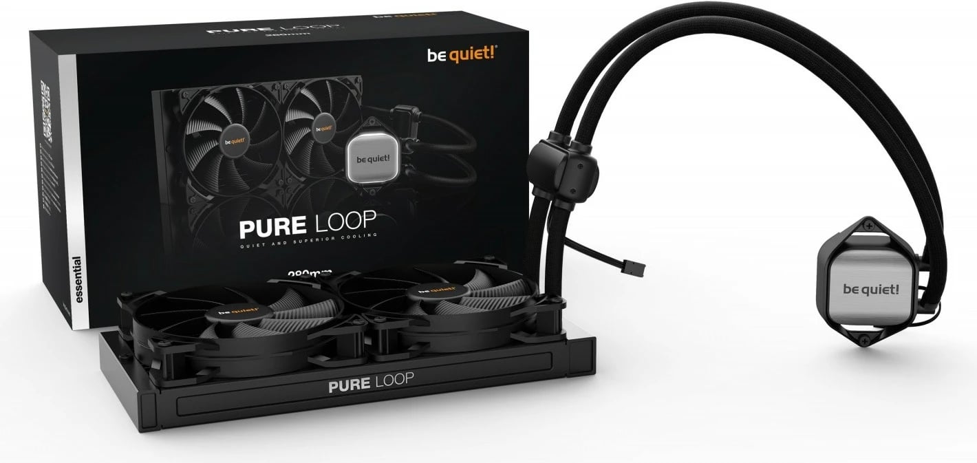 Kasë ftohëse CPU be quiet! Pure Loop 2 FX 280mm, BW014, me LED të bardhë