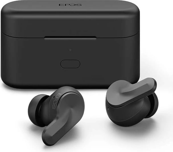 Kufje EPOS ADAPT E1 BLACK+, True Wireless, Bluetooth 5.3, ANC, Dongle USB-C, të zeza